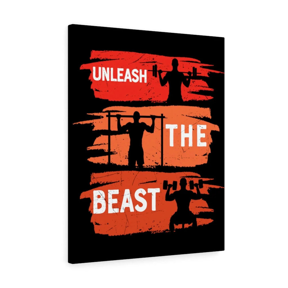 Inspirational Wall Art Unleash The Beast Wall Art Motivation for Inspiring